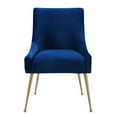 thumbnail image 2 of TOV Furniture Beatrix Velvet Side Chair with Gold, 2 of 5