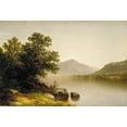 thumbnail image 2 of Casilear, John William 24x18 White Modern Wood Framed Museum Art Print Titled - Lake George, 2 of 4
