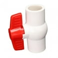 thumbnail image 4 of PVC Ball Valve Red T Handle Water Shut Off Valve Pipe Fitting Plumbing Fixtures white 25mm, 4 of 9