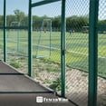 thumbnail image 6 of Fencer Wire 9 Gauge Green Vinyl Coated Galvanized Steel Chain Link Fence Fabric, Diamond Mesh Size 2-3/8 Inch, Galvanized&nbsp;Fencing Wire Roll for Garden and Animals Enclosure (4ft. x 50ft.), 6 of 9