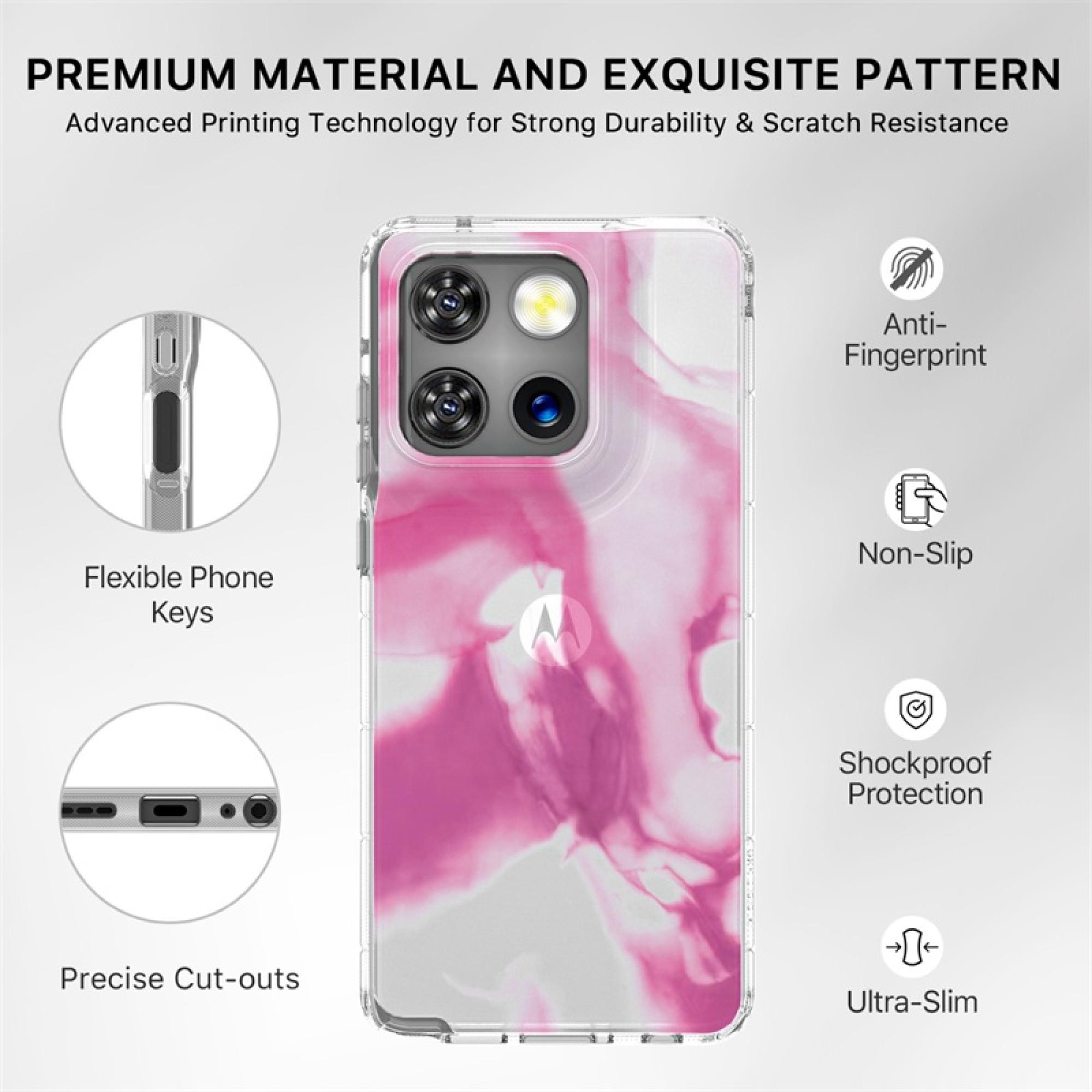 Mood Series Case compatiable with Motorola Moto G Stylus 5G (2025) – Blushing Slim Protective Cover with Shock-Absorb Corners
