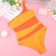 thumbnail image 4 of FELTECHELECTR Traje de baño de una pieza para mujer, traje de baño todo en uno, traje de baño de una pieza recortado, traje de baño para mujer, talla S, 4 of 7