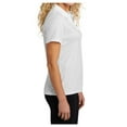 thumbnail image 4 of Yellow Rooster Women's PosiCharge Competitor Polo Shirts White XL, 4 of 6
