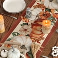 thumbnail image 6 of Sm:)e Orange Pumpkin Fall Table Runner 13x72 Inch,Fruitful Autumn Harvest Kitchen Dining Home Party Decorations, 6 of 7