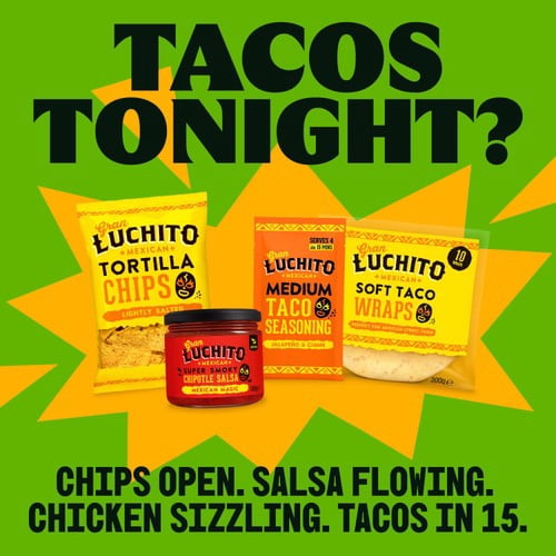 Gran Luchito 'Medium' Jalapeno & Cumin Fajita & Taco Seasoning Mix 28g, British Import (Pack of 2)