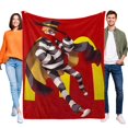 thumbnail image 1 of Hamburglar anti-pilling, suave, ligera, esponjosa y acogedora de lujo para hogar y cocina – Perfecta para niños y adultos,100X80cm, 1 of 6