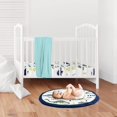 thumbnail image 2 of Sweet Jojo Designs Blue and Green Dino Playmat Tummy Time Baby and Infant Play Mat for Mod Dinosaur Collection, 2 of 4