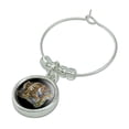 thumbnail image 2 of Lion Tiger Snow Leopard Big Cats Wine Glass Charm Drink Marker, 2 of 5