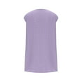 thumbnail image 4 of Aofany Summer Plus Size Tank Tops for Women Boho Loose Fit Tunic Blouses Crew Neck Flowy Sleeveless Vest Tops, 4 of 5