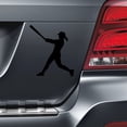 thumbnail image 2 of Magnets in Motion Softball Batter Swing Car Magnet Black, 2 of 4