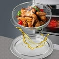 thumbnail image 3 of Air Fryer Tray for Oven, Round Air Fryer Basket 12", Oil-Free Crisper Tray for Oven, Gogcaro Large Air Fryer Basket for Oven with Air Fryer Option, Non Toxic, Dishwasher Safe, 2-Piece Set, 3 of 7