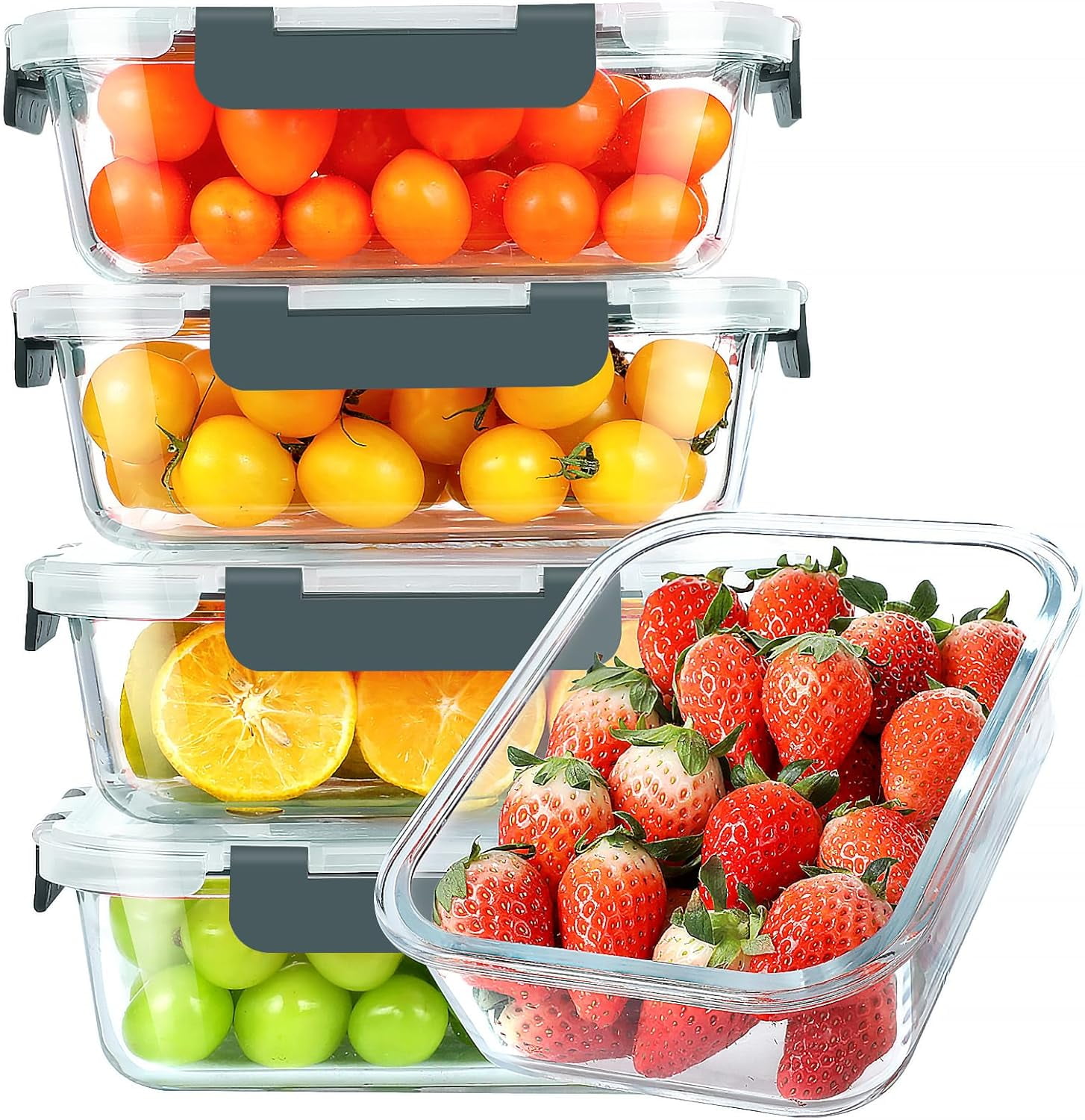 Glass Meal Prep Containers - Thumbnail 4