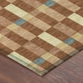 thumbnail image 3 of Addison Rugs Chantille Indoor/Outdoor Transitional Geometric Paprika Machine Washable Round Rug, 8' x 8', 3 of 8