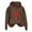 Brown, variant on Lobster Sweatshirts Women Oversized Graphic Y2k Crewneck Long Sleeve Drop Shoulder Shirts Top Vintage Jacket Pullover Tops (Black,Large)