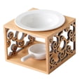 thumbnail image 4 of Mobutofu 1 Set Portable Oil Diffuser Brown Bamboo Essential Oil Burner for Home Decor, 4 of 7