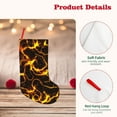 thumbnail image 4 of KLL Orange Lightning for 18" Christmas Stocking Snowman Xmas Stocking Holiday Christmas Decoration Gifts for Family Kids, 4 of 8