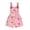 Pink, variant on Musuos Kids Girl Pink Denim Overalls 6Months - 6Years Summer Flamingo Print Jean Jumpsuit for Toddler Casual Bottoms
