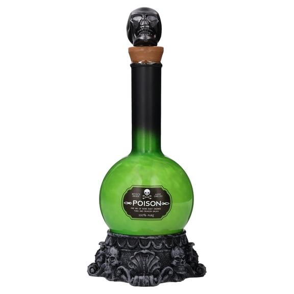 Light-Up Poison Bottle Tabletop Decoration, Green, 12", Halloween by Way To Celebrate