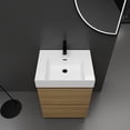 thumbnail image 5 of 24" Bathroom Vanities with Single Sink Combo, Modern Undermount Bathroom Sink Cabinet with Double drawer, Freestanding Bathroom Sink Cabinet, Engineering wood, 5 of 11