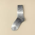 thumbnail image 4 of Tao Tao Cotton Socks For Women Men Winter Gradient Thick Warm Socks Cozy Crew Socks Winter Thermal Boot Insulated Heated Socks Gray, 4 of 4
