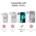 thumbnail image 2 of JETech Upgraded Slim (0.85 mm Thin) Case for iPhone 13 Pro 6.1-Inch, Camera Lens Cover Full Protection, Slim Fit Ultra Thin Lightweight Matte Hard PC, Support Wireless Charging (Black), 2 of 7