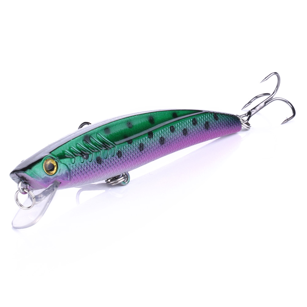 HENGJIA Minnow Bass Fishing Lures, Jerkbait Lure Set Large Hard Baits Deep Diving Crankbait for Catfish Walleye Trout Fishing Bait 8Pcs/kit