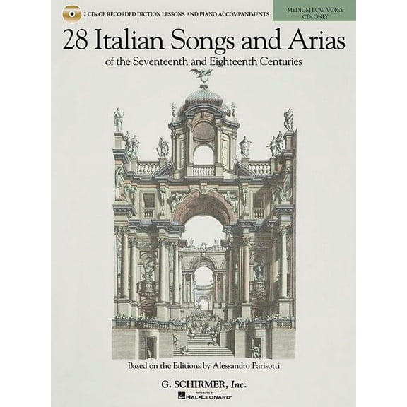 28 Italian Songs & Arias of the 17th and 18th Centuries - Medium Low Voice (Paperback) by Hal Leonard Corp (Creator)