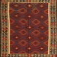 thumbnail image 1 of Ahgly Company Indoor Square Contemporary Sienna Brown Oriental Area Rugs, 6' Square, 1 of 6