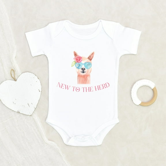 New to the Herd Girl Baby Clothes - Cow Baby Clothes - Baby Girl Farm - Country Baby - Cow Baby Girl Shower Gift