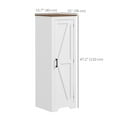 thumbnail image 3 of HOMCOM Farmhouse Storage Cabinet with Adjustable Shelf for Living Room, 3 of 10
