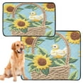 thumbnail image 2 of Qxltty Sunflower Chicks Cat litter Pads Pet Set of 3 Diaper Mats Center Anti-leakage Layer Absorbent Soft and Comfortable, 2 of 7