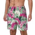 thumbnail image 2 of Daiia Orchids Flowers Mens Swim Trunks Swim Shorts Quick Dry Swim Shorts with Mesh Lining Pockets-Medium, 2 of 9