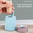 thumbnail image 4 of Cheers US Toothpick Holder Dispenser, Pop-Up Automatic Toothpick Dispenser for Kitchen Restaurant Thickening Toothpicks Container Pocket Novelty, Sturdy Safe Container Toothpick Storage Box, 4 of 7