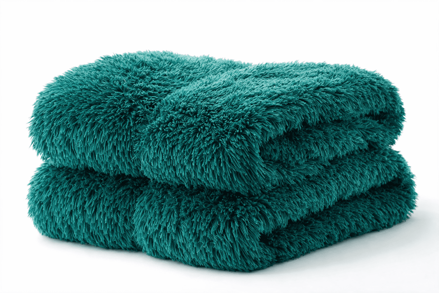 Reafort Luxury Long Hair Shaggy PV Fur Faux Fur Oversized Throw Blanket (60"X70" Throw, Evergreen)