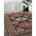thumbnail image 2 of Ahgly Company Indoor Rectangle Traditional Orange Salmon Pink Persian Area Rugs, 5' x 8', 2 of 6