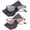 2 Pack - Black & Tortoise, variant on 2 Pairs Unisex Cateye Clear Lens Glasses w/Spring Temple