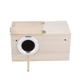 thumbnail image 2 of Caja Nido De Pájaro De Madera, Casa Para Pájaros De Madera, Caja De Cría De Loros Para Exteriores, 2 of 8
