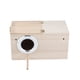 thumbnail image 2 of Nido de Pájaro de madera, casa de madera para pájaros, caja de cría de loros para exteriores, 2 of 5
