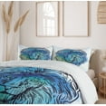 thumbnail image 6 of Ambesonne Lion Duvet Cover Set, Portrait King of Forest, 2-Calking, Pale Blue Turquoise, 6 of 7