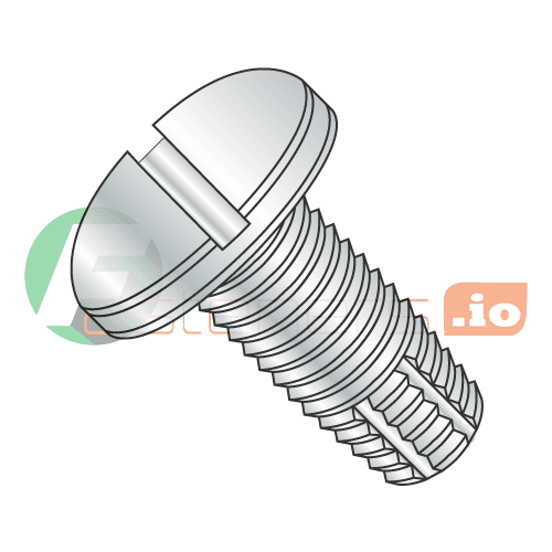 10-32 x 1 1/2" Type F Thread Cutting Screws / Slotted / Pan Head / Steel / Zinc (Quantity: 3,000 pcs)