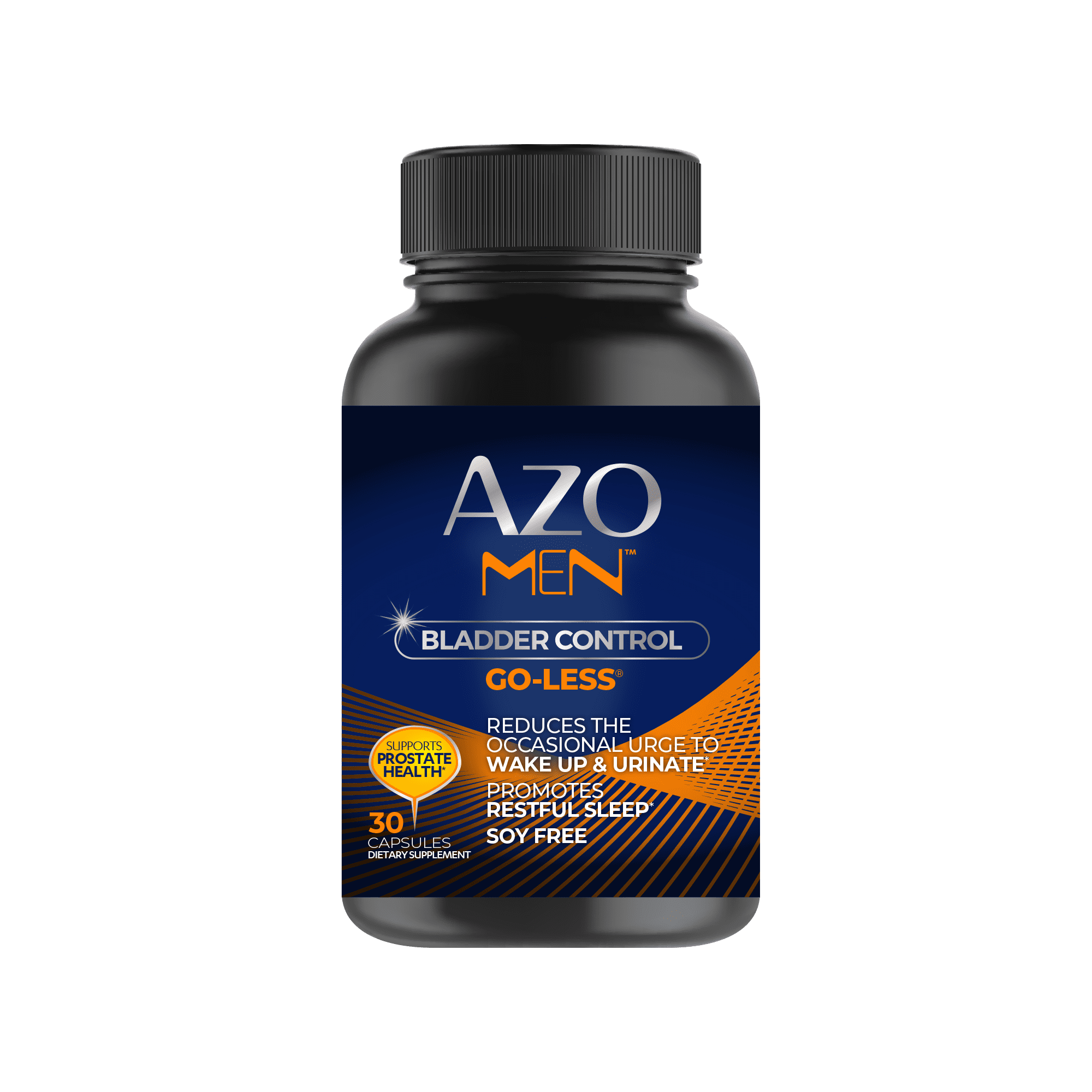 AZO Men Bladder Control GoLess, Dietary Supplement, 30 Capsules