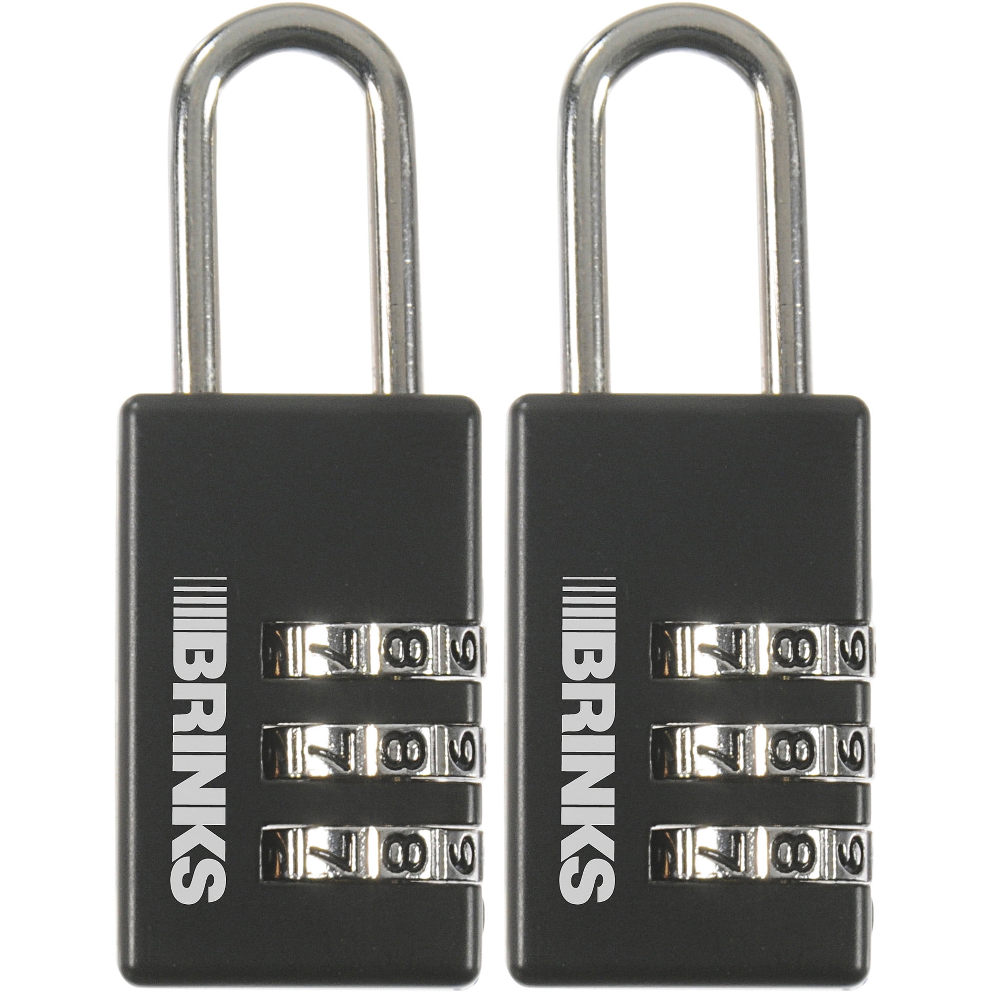 Brinks 22mm Tsa Brass Padlock, 4Pack