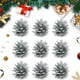thumbnail image 1 of 9pcs Christmas Cones Bauble Xmas Tree Party Hanging Decoration Ornament, 1 of 4