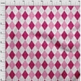 thumbnail image 4 of oneOone Polyester Spandex Magenta Fabric Check Argyle Sewing Craft Projects Fabric Prints By Yard 56 Inch Wide, 4 of 4