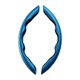 thumbnail image 2 of 2 piezas de cubierta de volante decorativa Universal para coches de camión de 38 cm de diámetro Fibra de Carbono Azul Sharpla Cubierta para el volante, 2 of 8