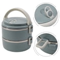 thumbnail image 3 of Stackable Stainless Steel Lunch Box 2Layer Bento BPA Free Thermal Food Container, 3 of 5