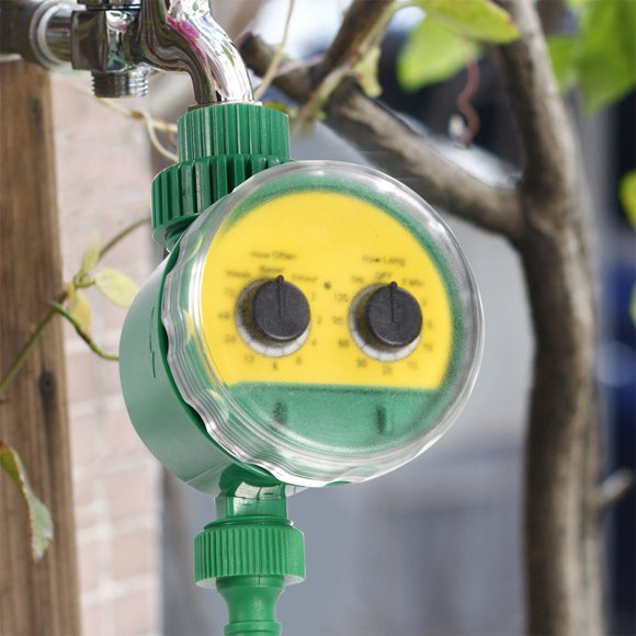Rdeghly Multi-function Two Dial Automatic Electronic Watering Timer Garden Irrigation Controller,Irrigation Timer, Electric Irrigation Timer