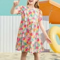 thumbnail image 6 of Cethrio Kids Girls Summer Dresses 2025, Cotton Crewneck Printed A-Line Casual Dresses Multicolor Size 5-6T, 6 of 6