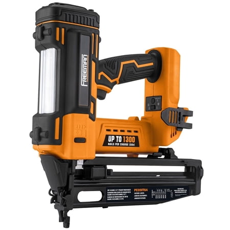 UPC: 0816376019337 | Freeman PE20VT64 20V Cordless 16-Gauge 2.5 in. Straight Finish Nailer