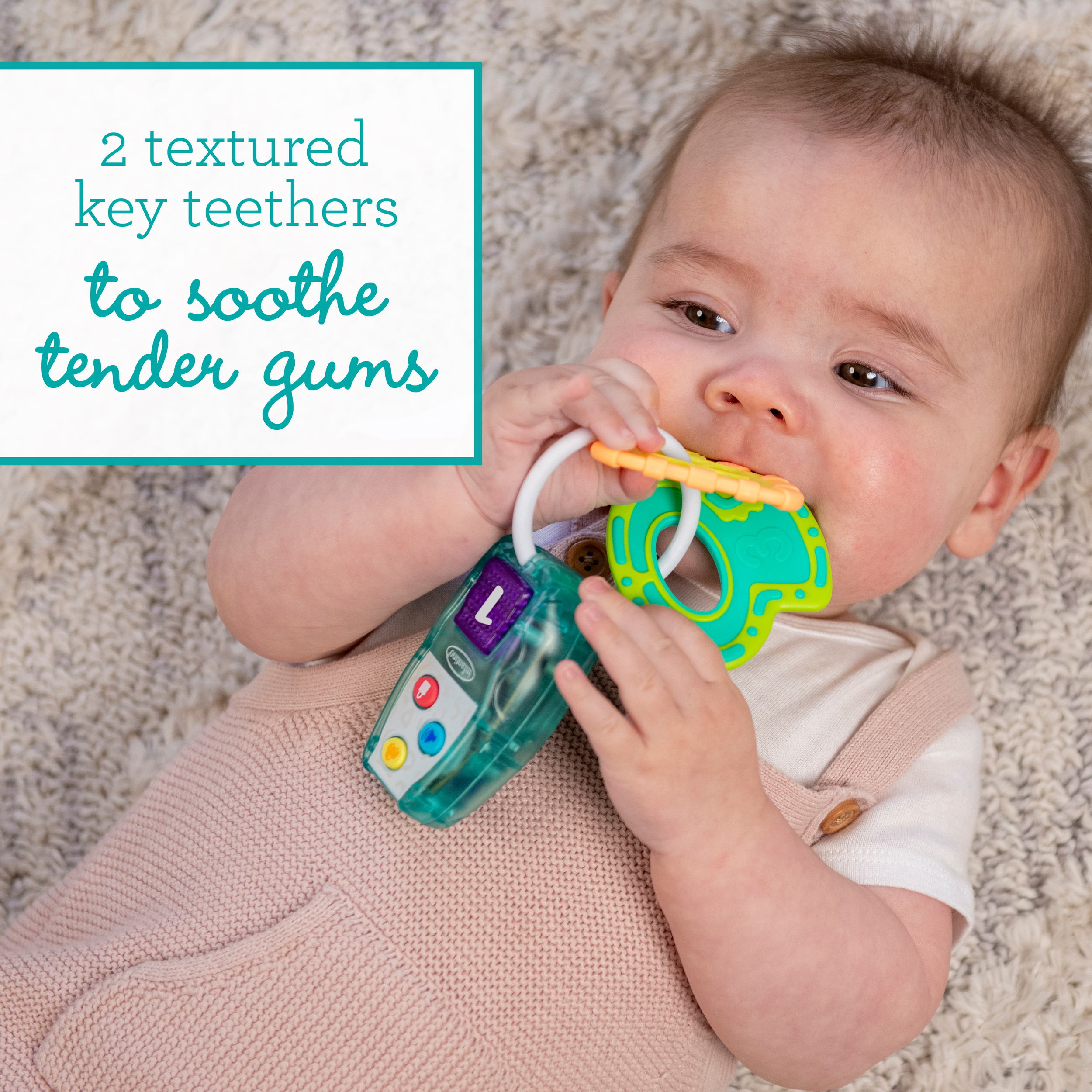 Infantino Music & Light Busy Keys Baby Teether photo 3